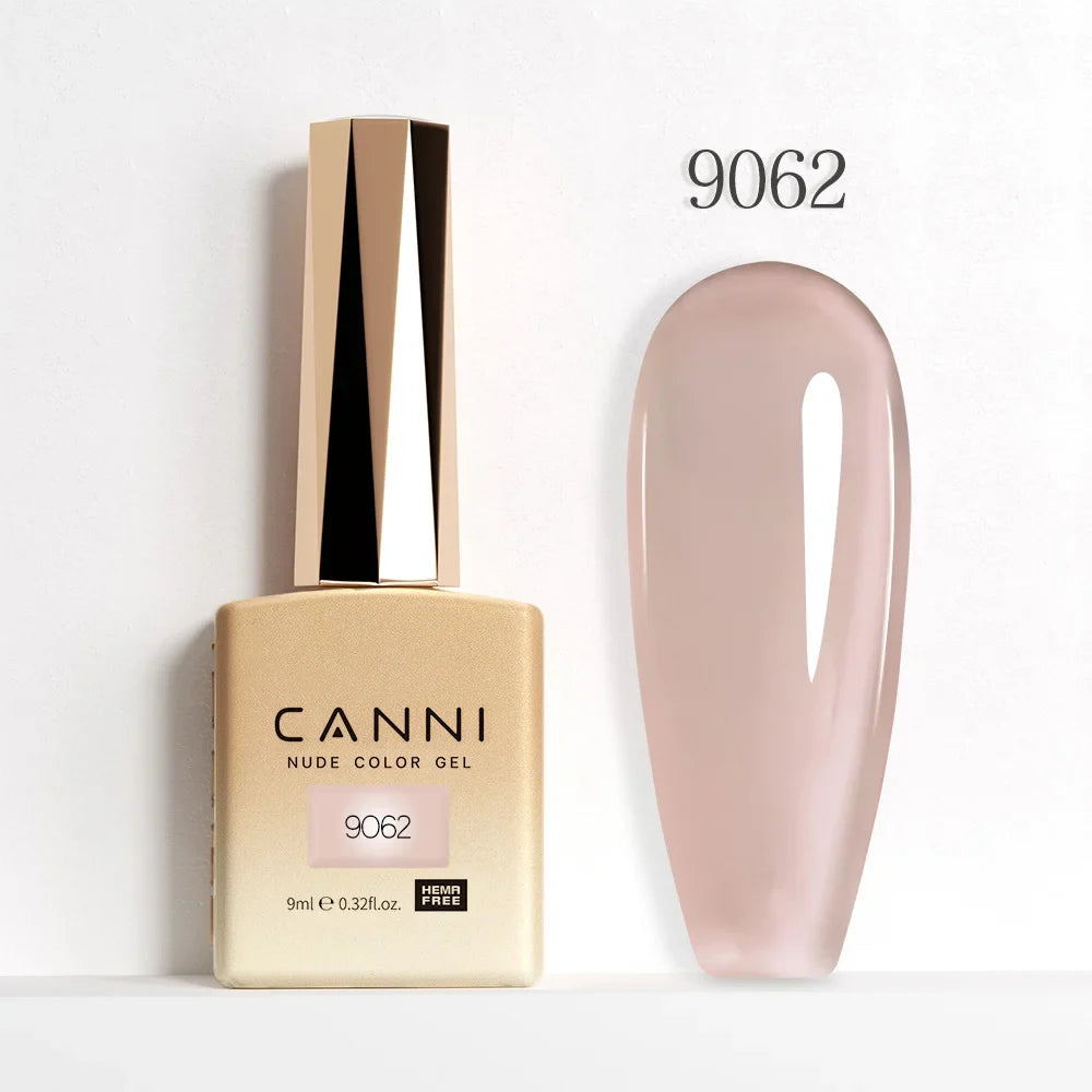 Nail Gel Polish HEMA FREE Translucent Jelly Gel Varnish Semi Transparent Super Glossy Ultra Consistency Round Shape Brush