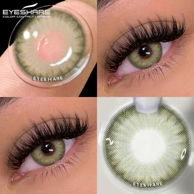 Natural Color Lens Eyes 1Pair Color Contact Lenses For Eyes Beauty Contact Lenses Eye Cosmetic Color Lens Eyes