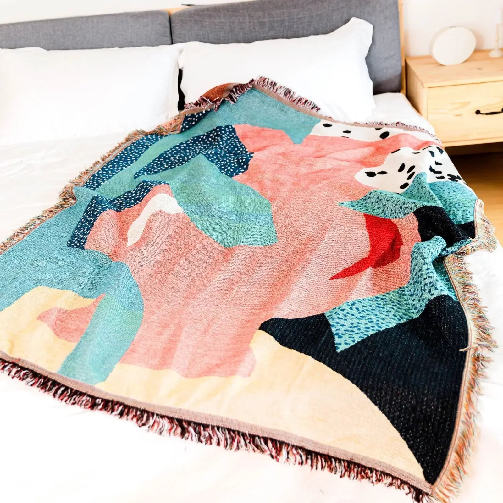 Yarn Dyed Woven Throw Blanket Sofa Cover Jacquard Bed Blankets Funky Beach Picnic Blanket Ins Wall Tapestry Home Decor