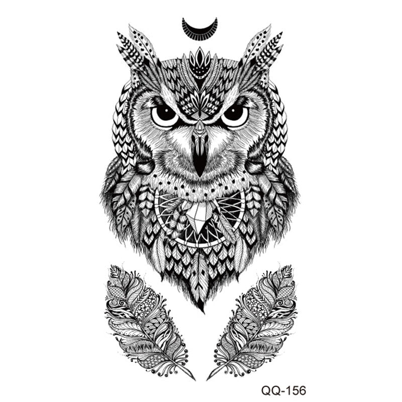 Waterproof Temporary Tattoo Stickers Butterfly Snake Rose Flower Gun Dark Flash Small Women Body Art Wrist Neck Fake Tattoos Men