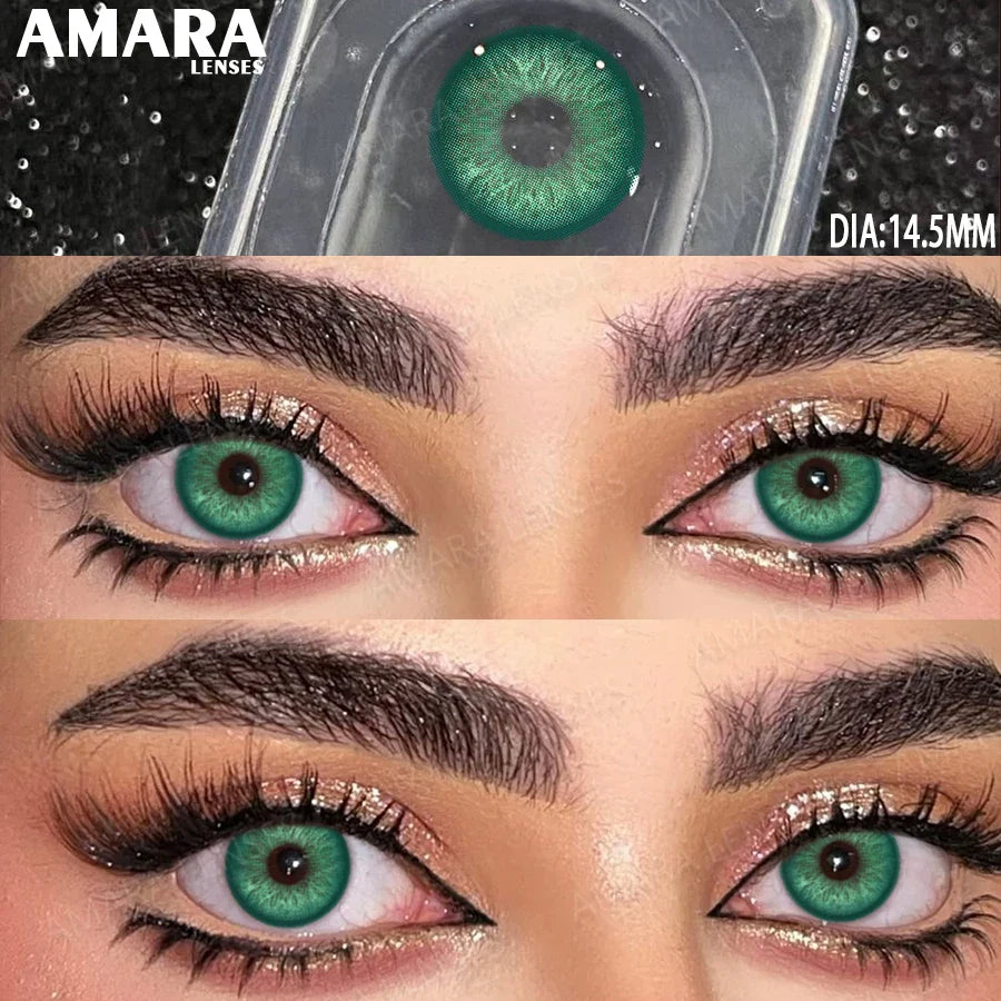 Norway Blue Contact Lenses Color Contacts for Eyes Brown Eye Lenses Gray Lenses Yearly Cosmetic Makeup Eye Contacts Yearly