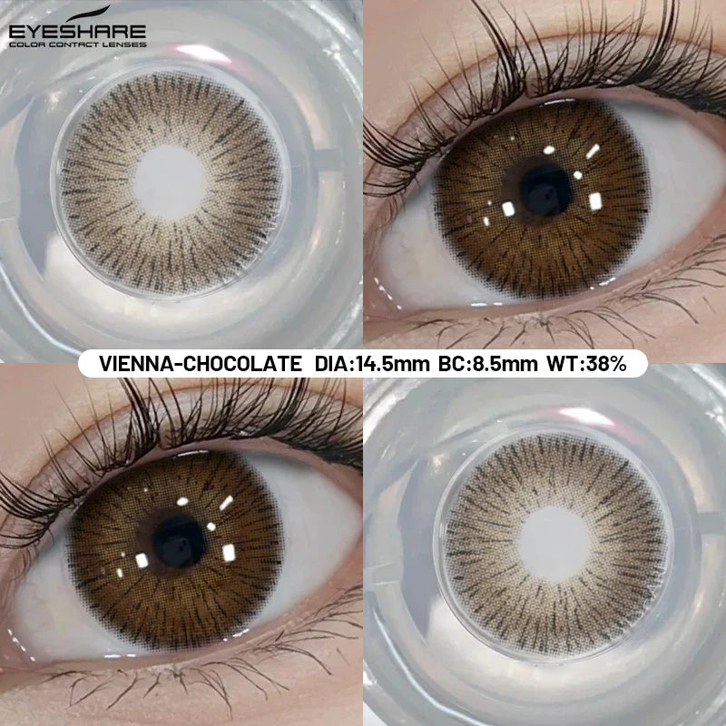 Big Eyes Color Contact Lenses Fashion Blue Colored Contact Lense Brown Softlenses Green Beauty Pupils Yearly Use