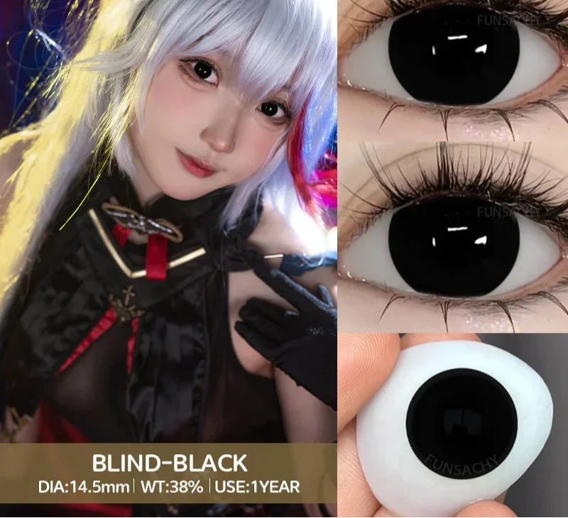2pcs Halloween Lenses Cosplay Contact Lenses Halloween Color Contact Lenses for Eyes Cosplay Contacts Anime Accessories