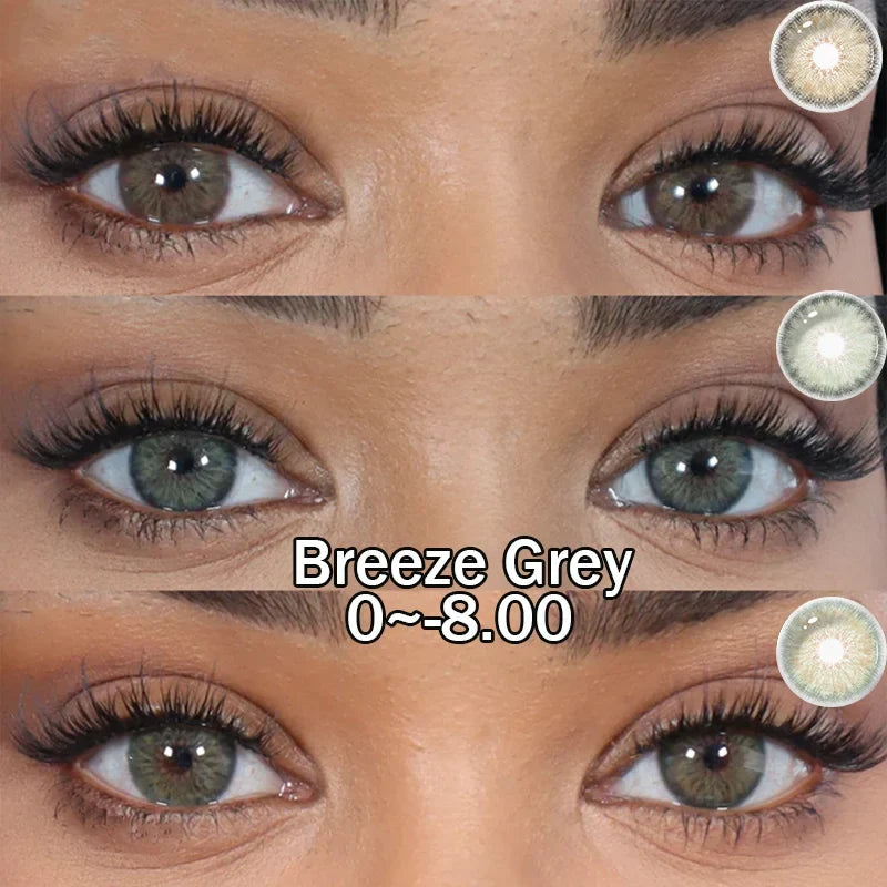 Yearly Green Iris Colored Contact Lenses 1 Pair Natural Pupil Color Enhancing Circle Lens for Eye Beauty Fast Shipping