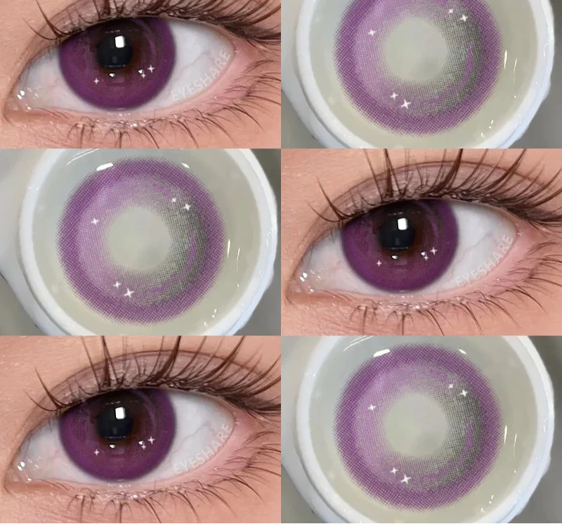 Purple Anime Cosplay Contact Lenses for Eyes Halloween Lenses Anime Accessories Lenses Role playing contact lenses