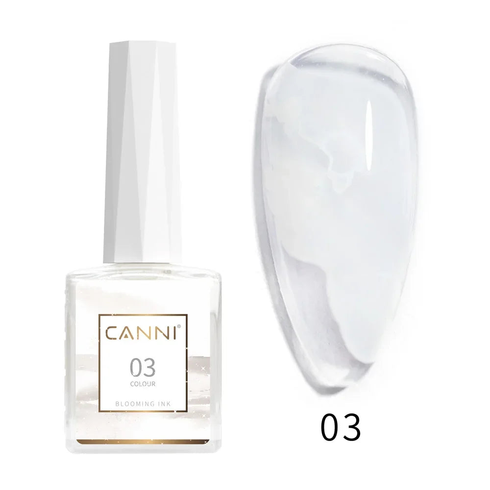 9ml Blooming Nail Polish Air Dry Watercolor Marble Gel Nail Liquid Venalisa Smoke Bubble Varnish Gradient Painting Ink