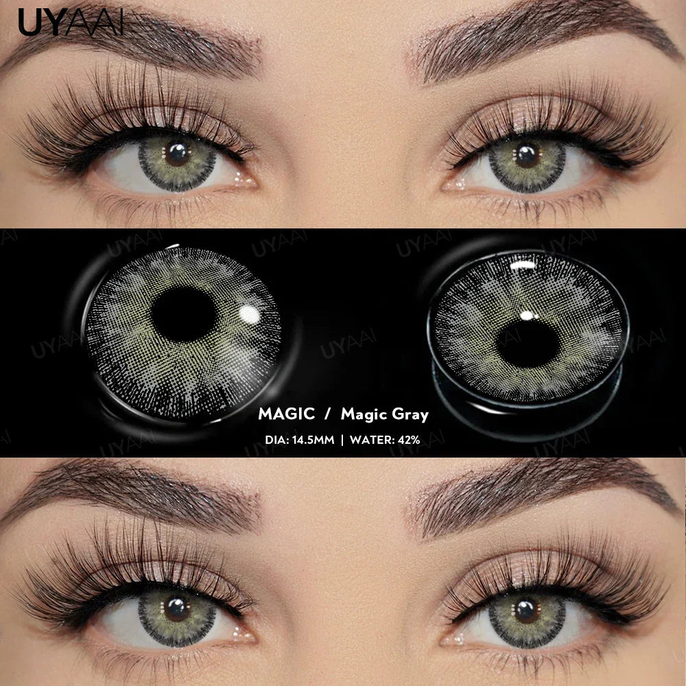 1 Pair Color Contact Lenses Fashion Cosmetic High Quality Blue Lenses Green Contact Cosmetic Lens