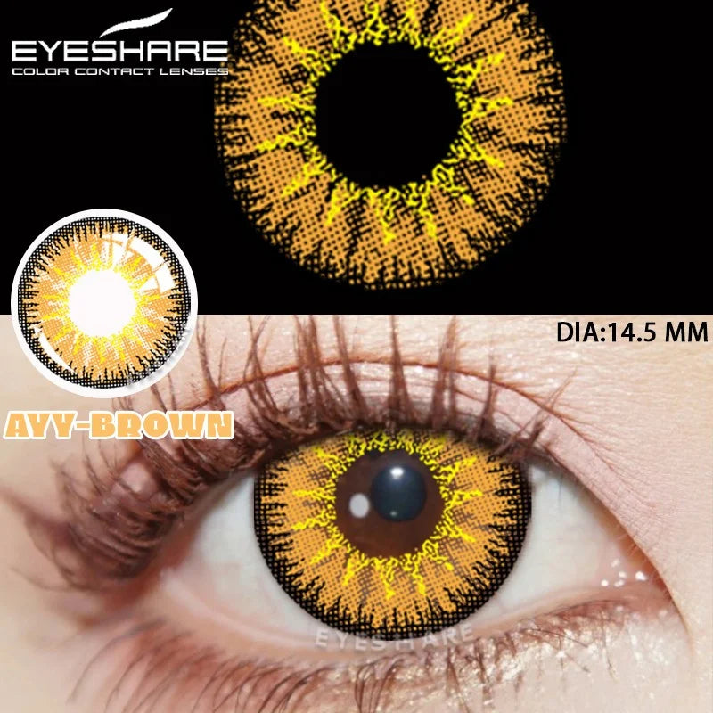 Colorful Contact Lenses for Eyes 1pair Cosplay Color Contact Lenses Anime Accessories Anime Lenses Yearly Red Lenses