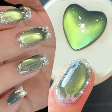 10ml Green Shadowstar Bamboo Cat Magnetic Gel Nail Polish Fruit Series  Soak Off UV LED Nail Art Salon DIY Manicure