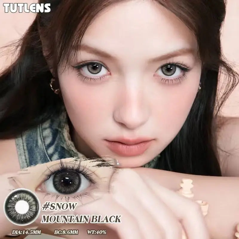 2Pcs Mixed Color Contacts | Half Year Wear | Zero Power Soft Lens