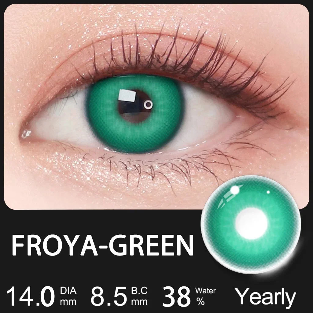 1 Pair Cosplay Makeup Contact Lenses for Eyes Halloween Essential Accessories Anime Cosplay Lens Yearly