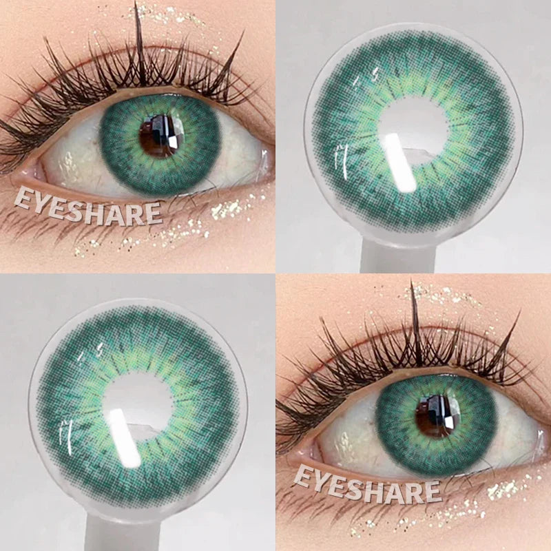 NEW 1Pair Natural Colored Contact Lenses For Eyes Beauty pupillents Grey Pupils Brown Contacts New Cosmetic Eyes Makeup
