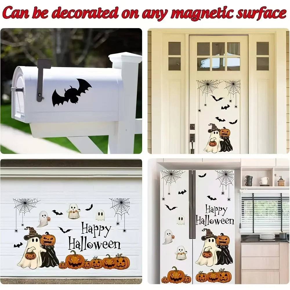 Halloween Garage Door Stickers Car Decals for Family Party Decor Garage Door Vehicle Wall Decorations Easy Application