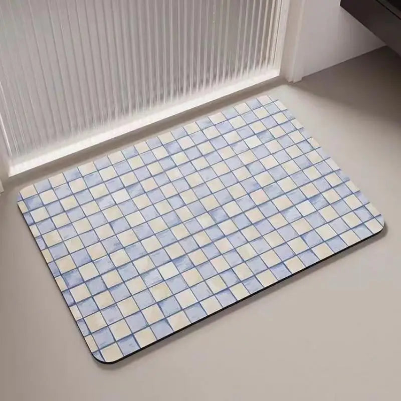 Dopamine Diatom Mud Bathroom Floor Mat Carpet Toilet Door Absorbent Quick Drying Anti Slip Foot Mat Kitchen Door Mat