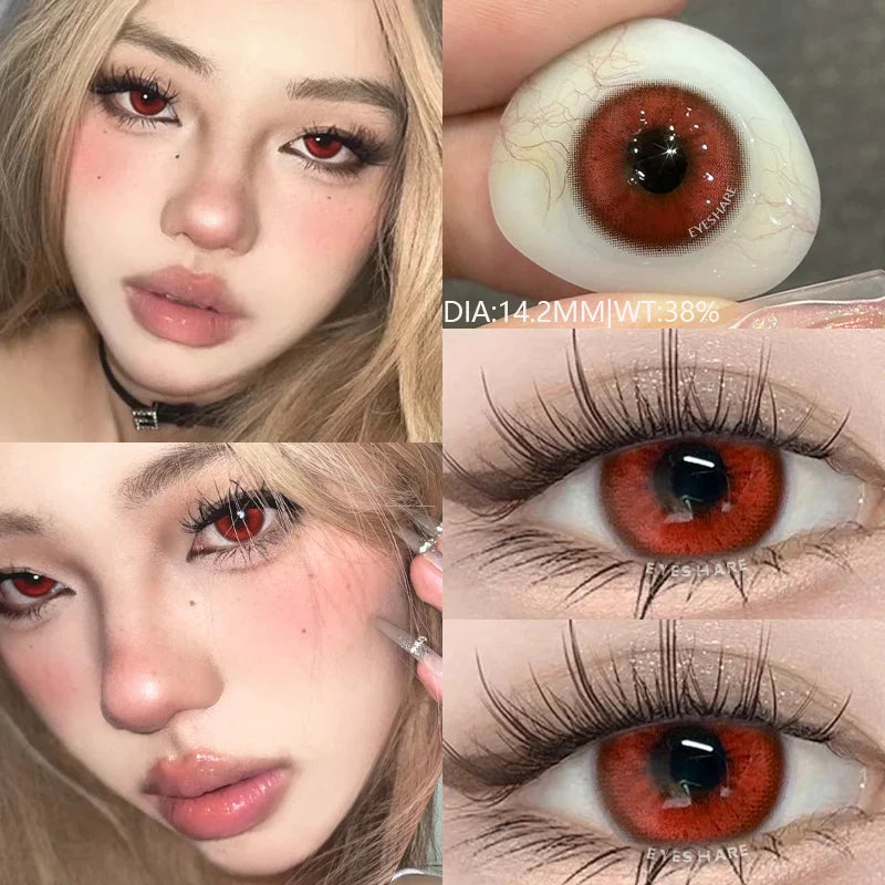 Purple Anime Cosplay Contact Lenses for Eyes Halloween Lenses Anime Accessories Lenses Role playing contact lenses
