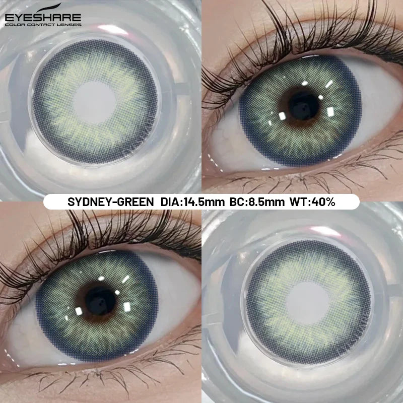 Big Eyes Color Contact Lenses Fashion Blue Colored Contact Lense Brown Softlenses Green Beauty Pupils Yearly Use