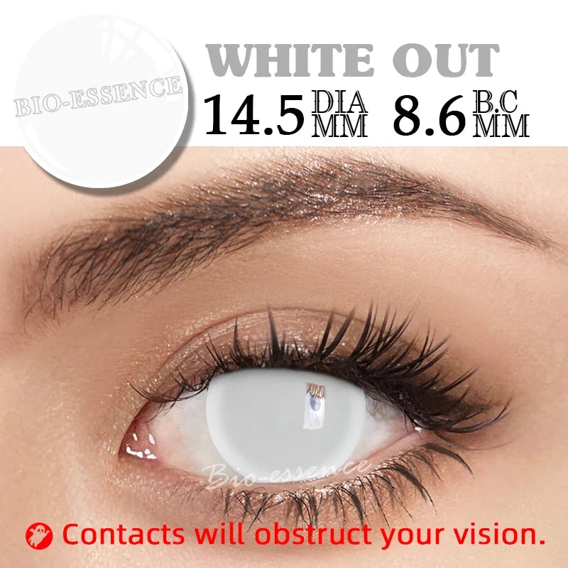 1 Pair Halloween Cosplay Contact Lenses Ai  Rubi Ruby Akuamarin Kana Cosplay Pink Lenses Purple Anime Lenses
