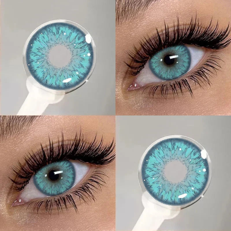 1Pair Korean Contact Lenses Natural Beauty Eye Contact Lens Myopia Soft Lenses Contact Lenses with Diopters Cosmetics