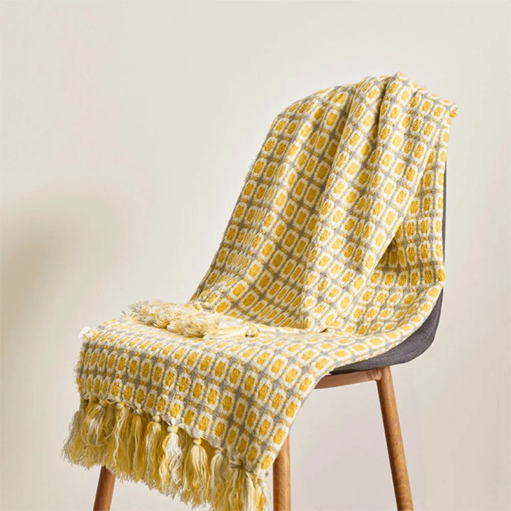 Soft Comfortable Cover Sofa Knitted  Blankets for Living Room Textile Nordic Plaid Travel Bedspread with Air Conditioner Blanket