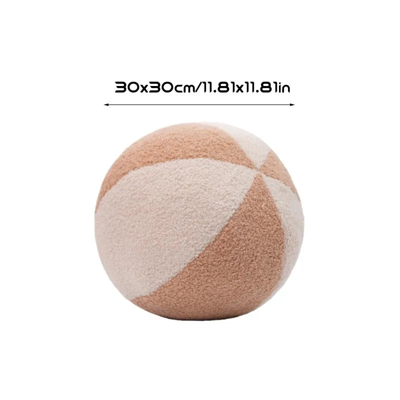 Nordic Style Spherical Pillow Stuffed Decoration Plush Sofa Bay Window Decoration Throw Pillow Soft Photography Prop New