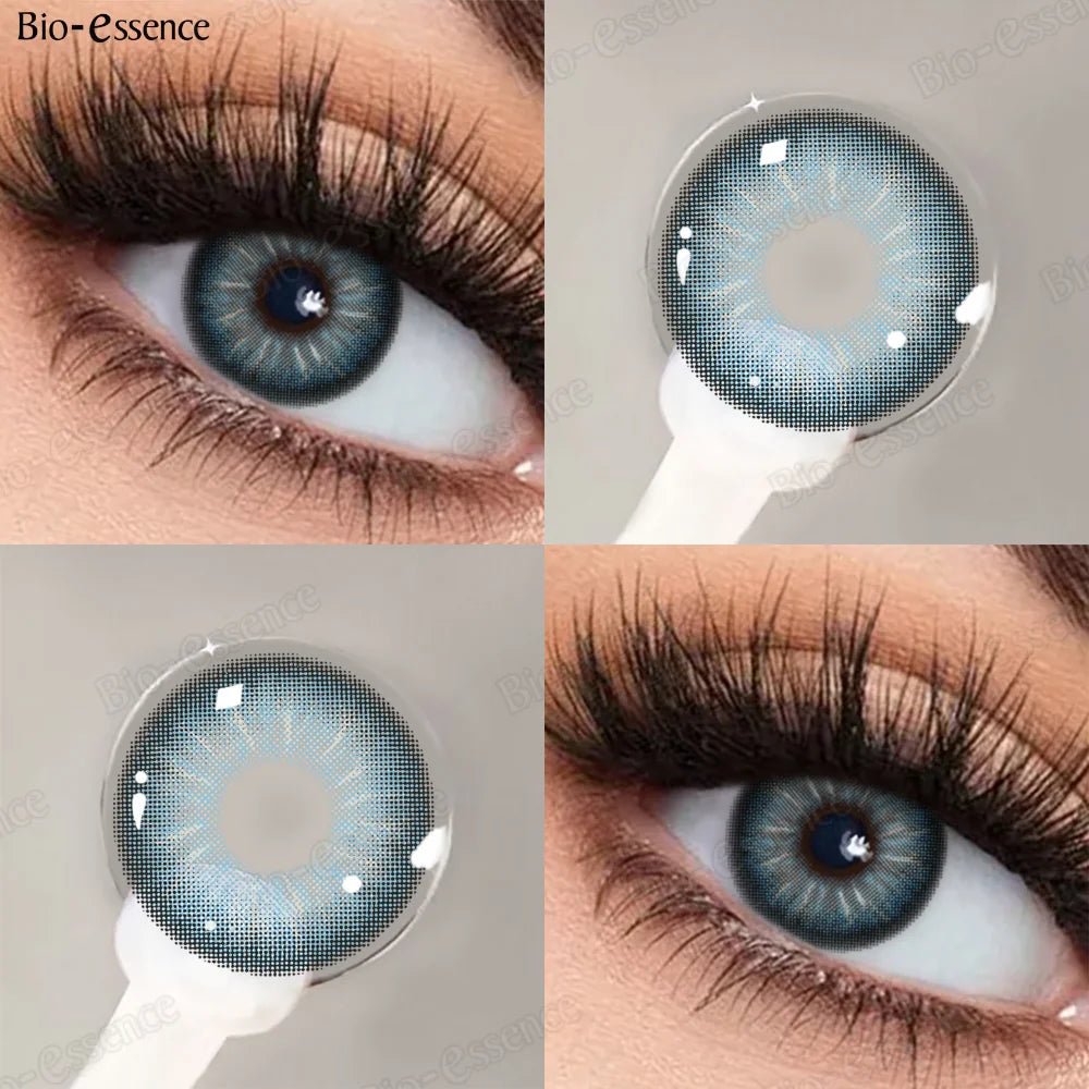1 Pair Color Contact Lenses Fashion Beauty Lenses for New User Makeup Green Contact High Quality Natural Lenses Year