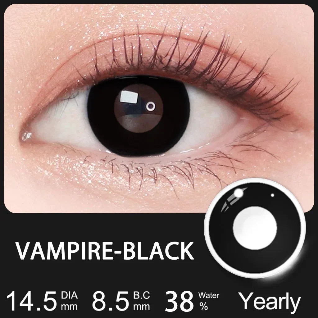 1 Pair Cosplay Makeup Contact Lenses for Eyes Halloween Essential Accessories Anime Cosplay Lens Yearly