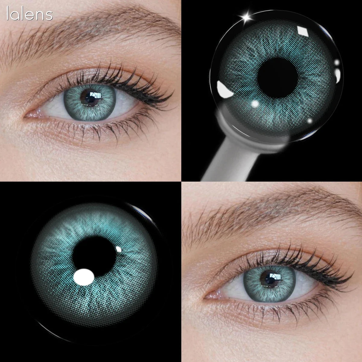 14.5mm Half Year Colored Contact Lenses Natural Earth Tone Hydrating Soft Lenses for Daily Look Eye Beauty
