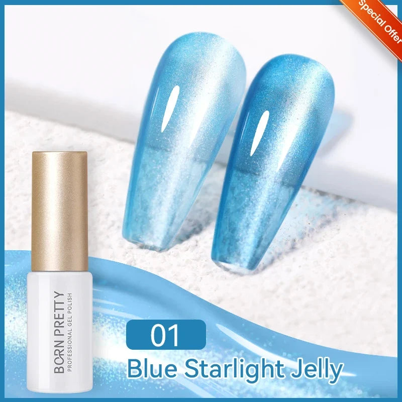 10ml Green Shadowstar Bamboo Cat Magnetic Gel Nail Polish Fruit Series  Soak Off UV LED Nail Art Salon DIY Manicure