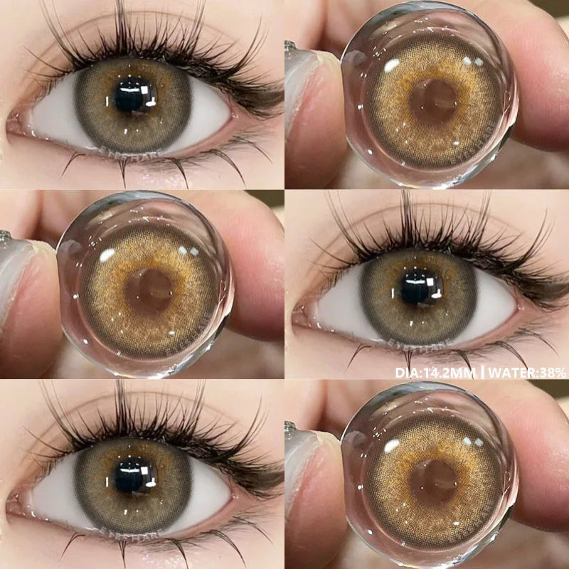 1Pair New Color Contact Lenses for Eyes Cosmetic High Quality Blue Lenses Green Contact Fashion Cosmetic Eye Contacts