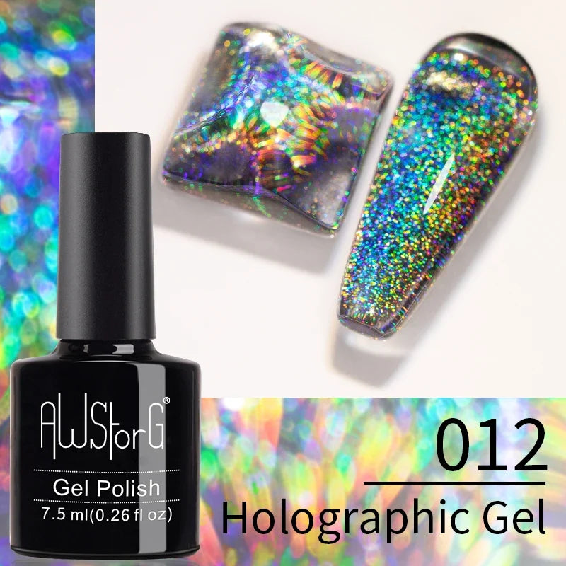 7.5ml Golden Gradient Cat Eye Nail Polish Gel Phototherapeutic Gel Soak Off Nail Magnetic Gel Polish Nail Art DlY