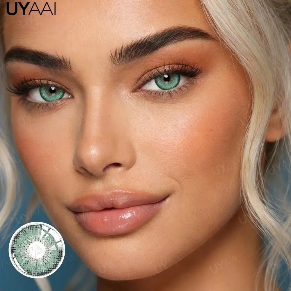 New Color Contact Lens Natural Pupils Green Lens Makeup Colored Pupils Gray Contact LensesCosmetics Natural Pupils