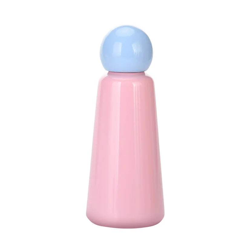 500ML INS Thermos Cup For Childrens Double Stainless Steel Vacuum Flasks Outer Camping Sports Drinkware Student's WATER BOTTLE