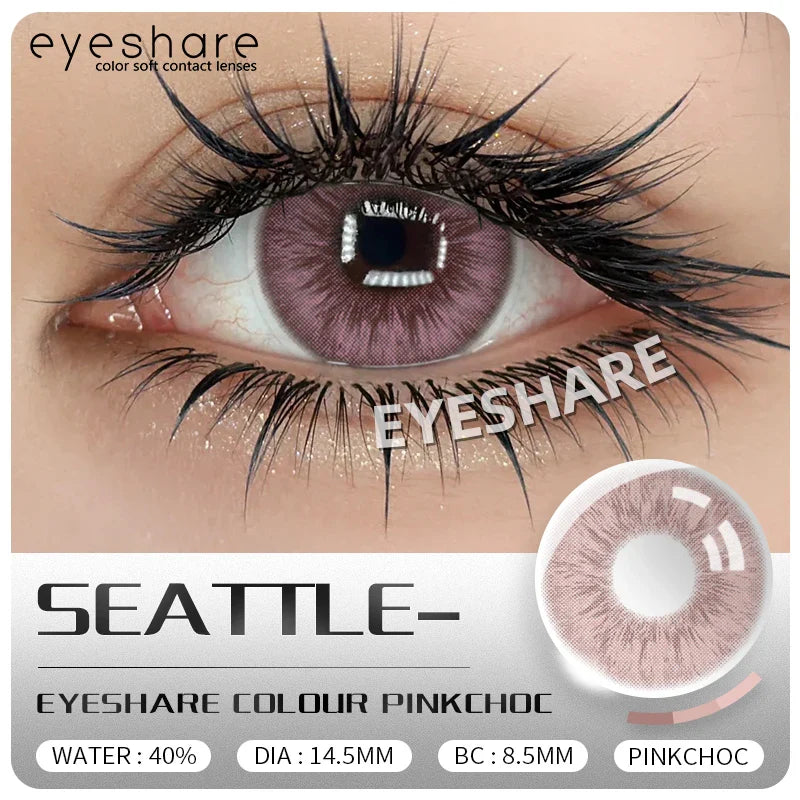 2Pcs Colored Contact Lenses for Eyes Natural Blue Eyes Lenses Gray Pupils High Quality Green Contacts Yearly Disposable