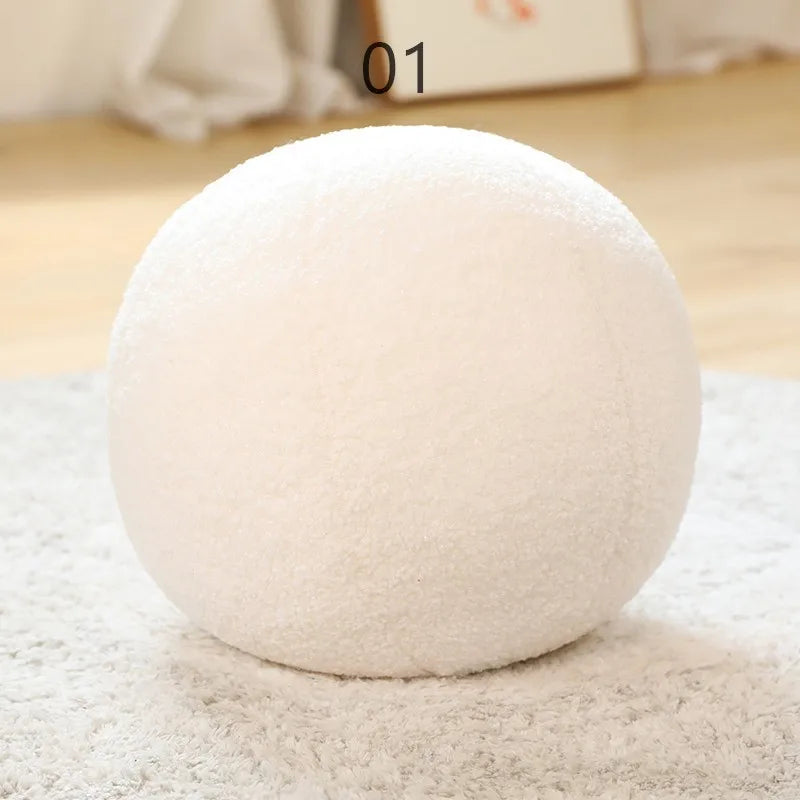 Nordic Style Spherical Pillow Stuffed Decoration Plush Sofa Bay Window Decoration Throw Pillow Soft Photography Prop New