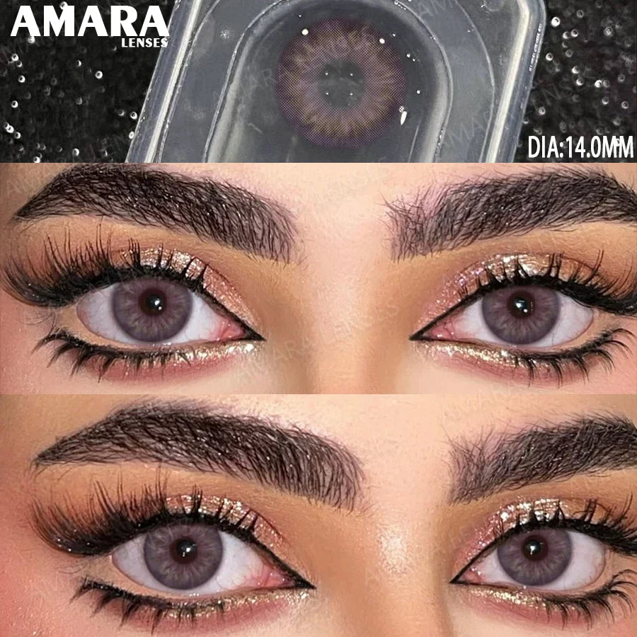 Norway Blue Contact Lenses Color Contacts for Eyes Brown Eye Lenses Gray Lenses Yearly Cosmetic Makeup Eye Contacts Yearly