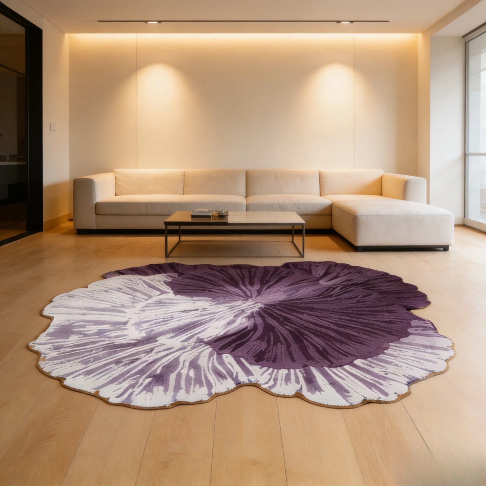 Irregular Shape Rugs for Bedroom Large Area Living Room Decoration Carpet Thickend Plush Lounge Rug Fluffy Soft Study Floor Mat