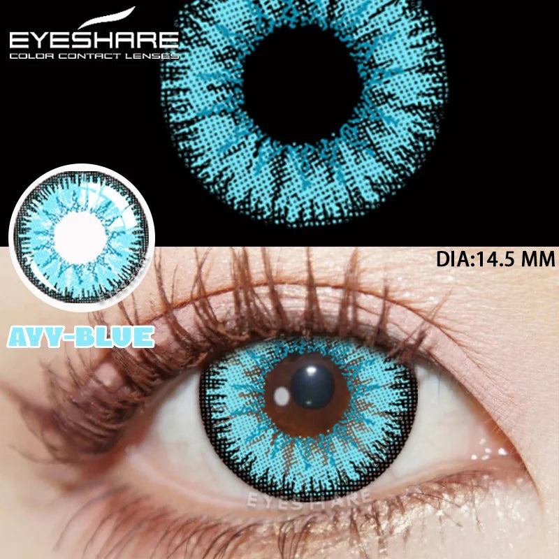 Colorful Contact Lenses for Eyes 1pair Cosplay Color Contact Lenses Anime Accessories Anime Lenses Yearly Red Lenses
