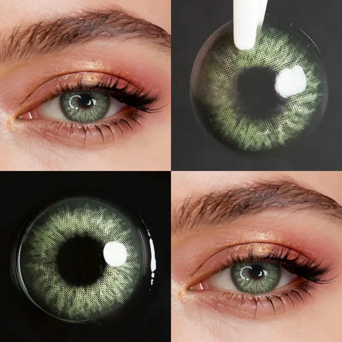 14.5mm Marsala Brown Colored Contact Lenses Yearly Disposable Soft Cosmetic Lens for Daily Dating Eye Beauty Contacts
