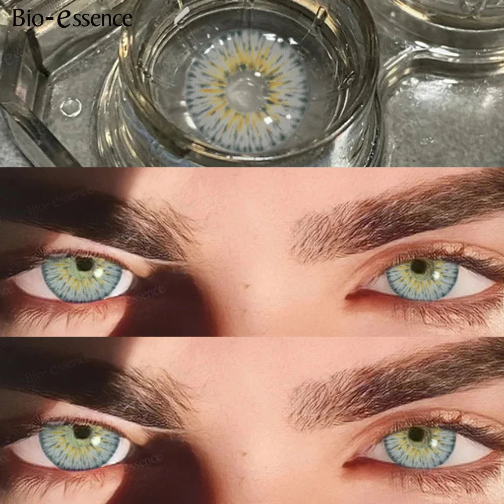 1 Pair Color Contact Lenses Fashion Cosmetic High Quality Blue Lenses Green Contact Cosmetic Lens