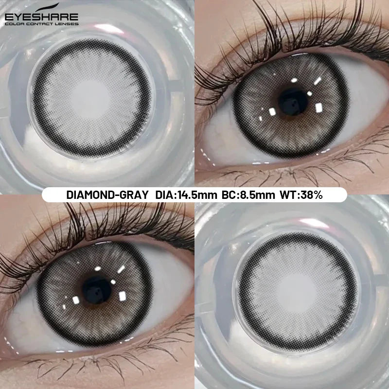 Big Eyes Color Contact Lenses Fashion Blue Colored Contact Lense Brown Softlenses Green Beauty Pupils Yearly Use
