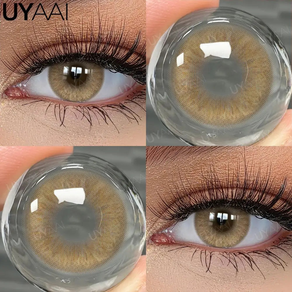 Contact Lenses Beauty Colored Pupils Green Eye Lenses Natural Look Eye Contacts Gray Fashion Soft Lenses Beauty Color Lens
