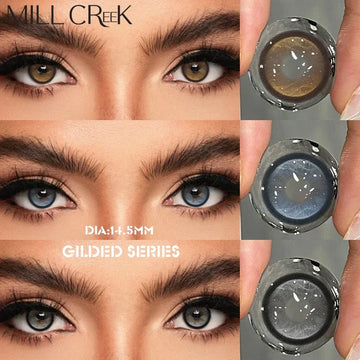 Contact Lenses for Eyes Natural Beauty Pupils Lenses Korean Brown Contacts 2PCS 1Year Fashion Green Make Up Fast Ship