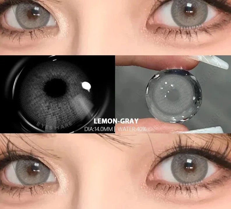 1pair/2pcs Colored Contact Lenses for Eyes Natural Green Lenses Blue Contact Lens Gray Contacts High Quality Lenses