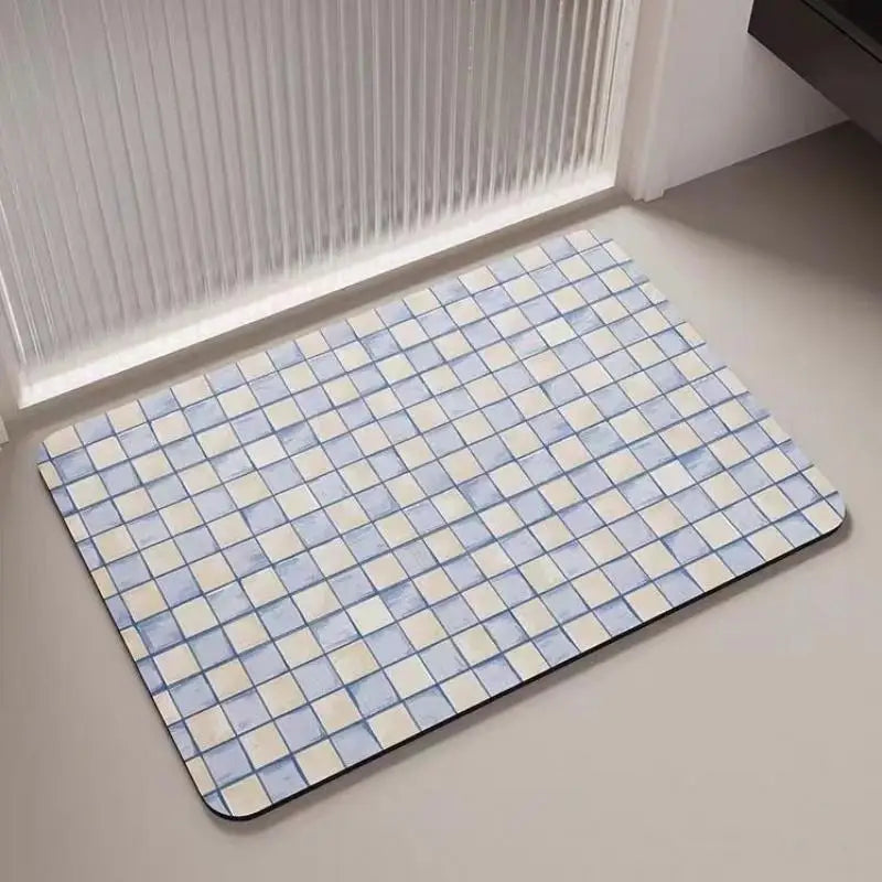 Dopamine Diatom Mud Bathroom Floor Mat Carpet Toilet Door Absorbent Quick Drying Anti Slip Foot Mat Kitchen Door Mat