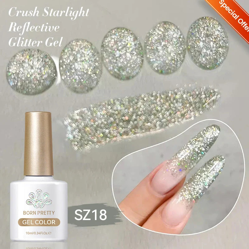 Pink Light Flow Cat Magnetic Gel Nail Polish 10ml Holographics Shining Line Magnetic Long Lasting DIY Salon Varinsh