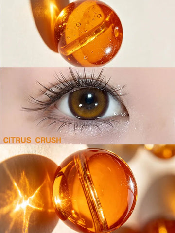 1 Pair Brown Eye Lenses Korean Natural Lenses Color Contact Lenses Eyes with Degree Black Beautiful Pupil