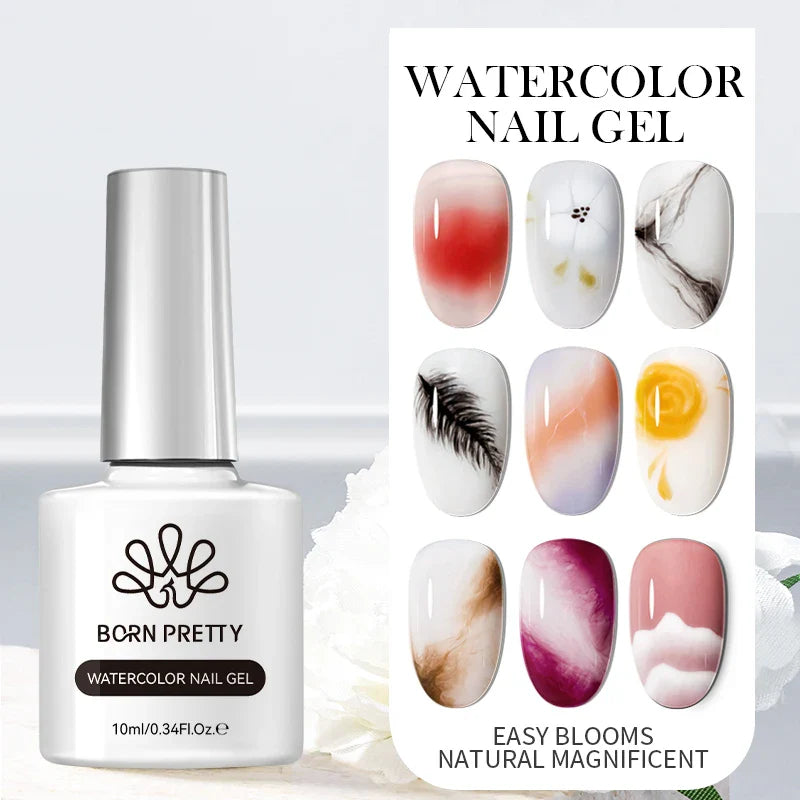 BORN PRETTY 10ml Black Glass Cat Magnetic Gel Nail Polish Ultra Shine Gold Silver Glitter Soak Off UV LED Gel Nail Art Varnish