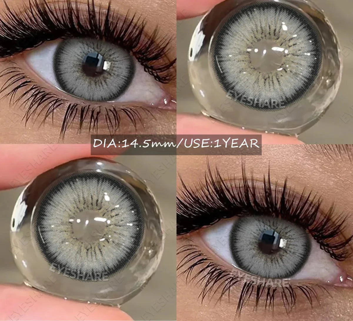 Natural Colored Contact Lens Brown Eyes Makeup Lenses Blue Color Lens Green Eyes Contacts Gray Beautiful Pupil Yearly