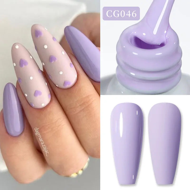 10ml Purple Red Series Gel Nail Polish Winter Dark Purple Nail Art Varnish Semi Permanent Soak Off UV LED Gel