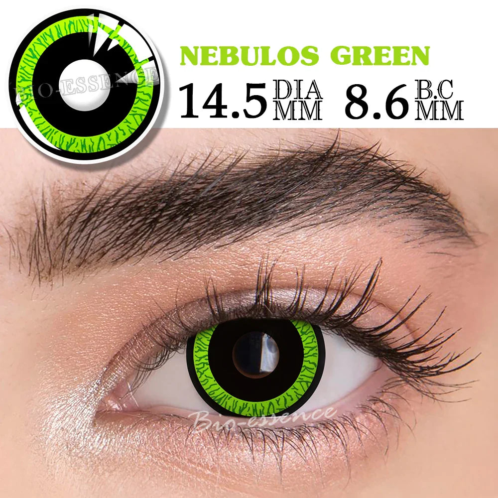 1 Pair Cosplay Contact Lenses for Eyes Halloween Cat Eye Contacts Anime Accessories Snake Eye Lenses Lizard Lenses